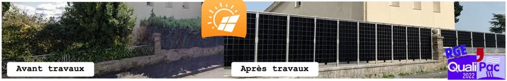 Avant et après installation